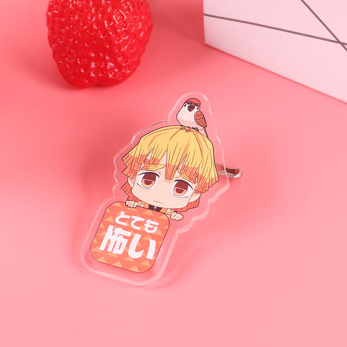 Wholesale Clip Acrylic Cartoon Clear Paper Clip MOQ≥2 (M) JDC-CP-Juyin001