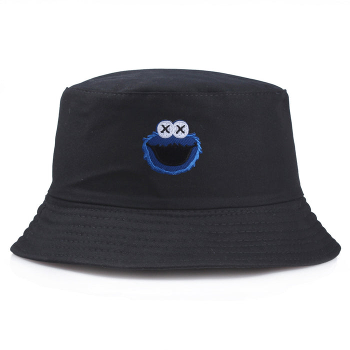 Wholesale Sesame Street Pattern Double Sided Bucket Hat Casual Versatile JDC-FH-PDai013