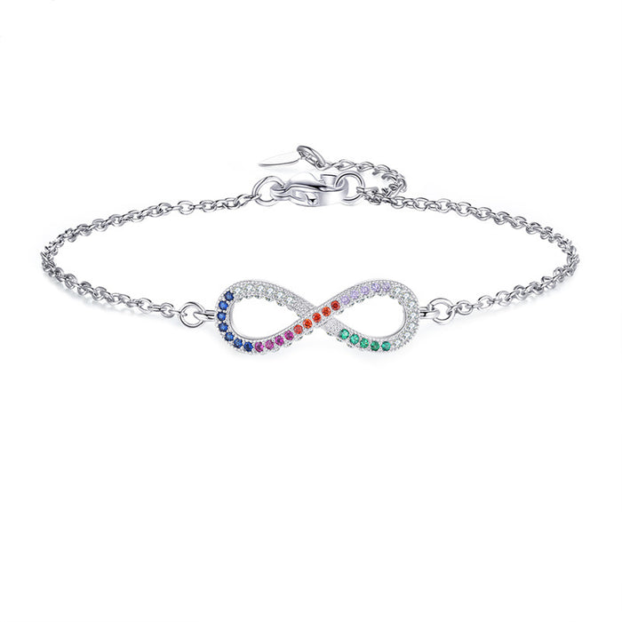 Wholesale jewelry lucky number 8 bracelet women's design sense MOQ≥2 JDC-BT-DiL015