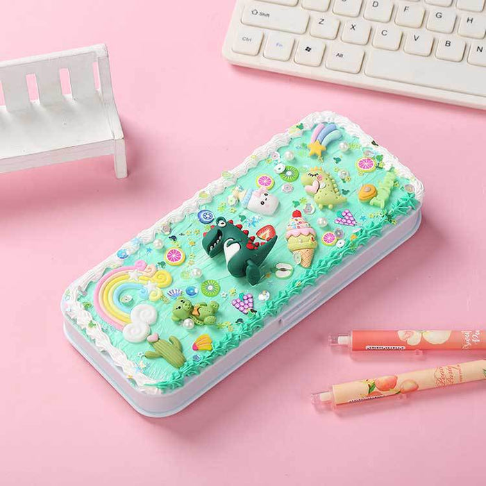 Wholesale Handmade DIY Cream Glue Plastic Stationery Box (M) JDC-DIY-Miaojia001