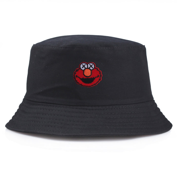 Wholesale Sesame Street Pattern Double Sided Bucket Hat Casual Versatile JDC-FH-PDai013