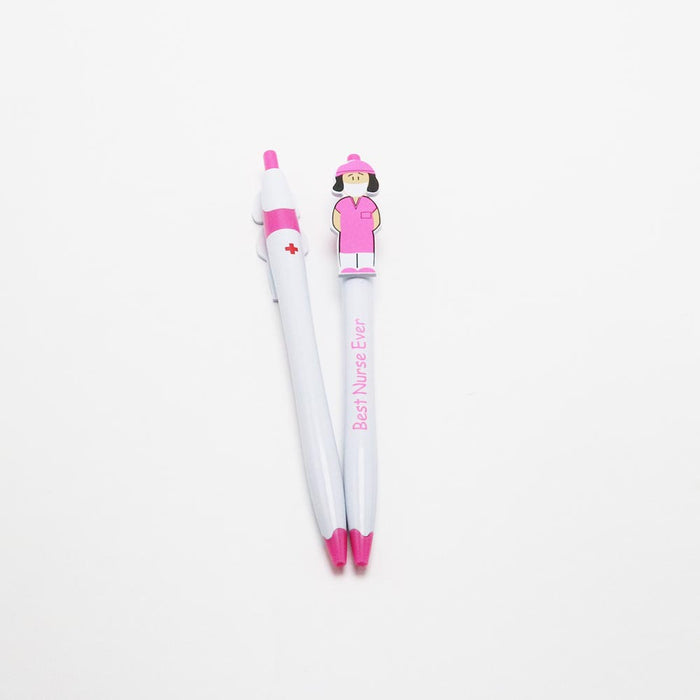 Wholesale Doctor Nurse Cartoon Plastic Ballpoint Pen MOQ≥10 JDC-BP-GeShang003
