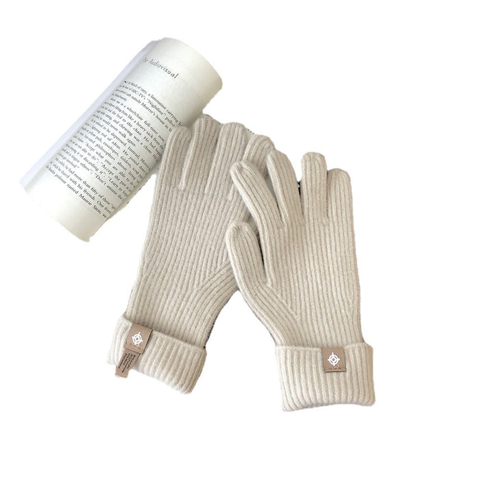 Wholesale Gloves Wool Solid Color Touch Screen Gloves MOQ≥2 JDC-GS-JiaT012