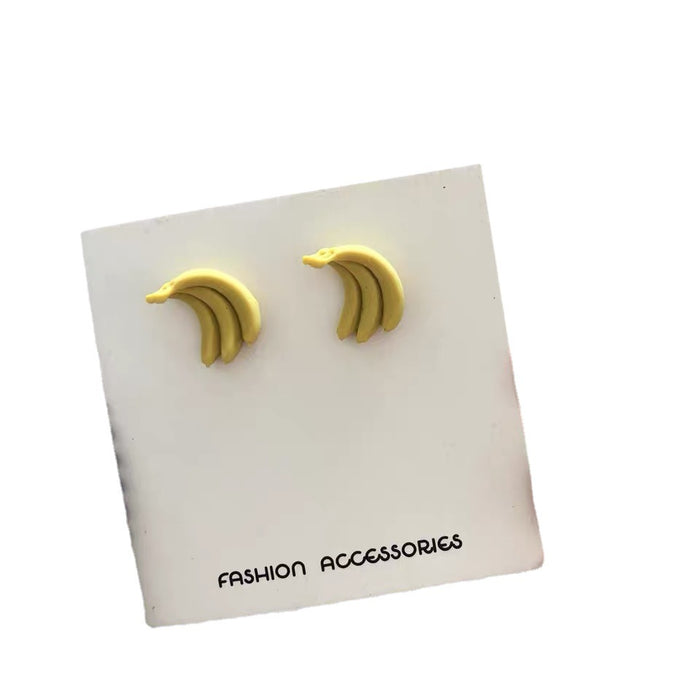 Jewelry WholesaleWholesale S925 silver needle lovely fruit party pineapple Ear Studs JDC-ES-Mmeiy001 Piercings 美美瑶 %variant_option1% %variant_option2% %variant_option3%  Factory Price JoyasDeChina Joyas De China