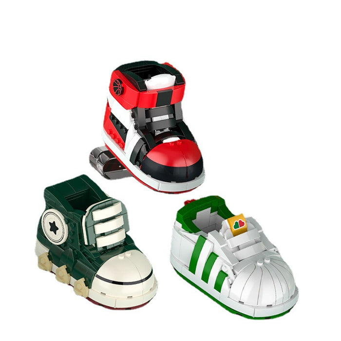 Bloques de construcción de juguetes al por mayor Sports Sneakers Storage Pen Pen Pen JDC-Ft-Yipin001