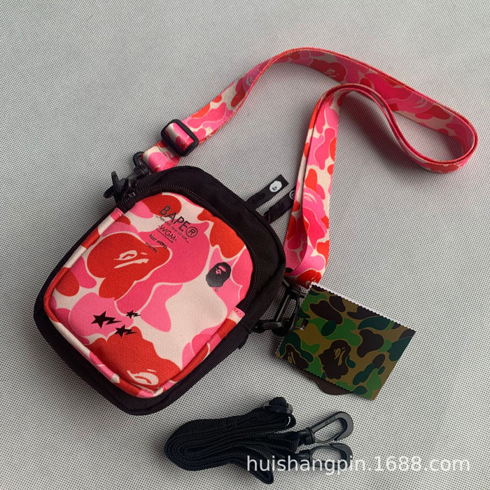 Wholesale Shoulder Bag Oxford Cloth Camouflage Double Sided Mobile Phone Bag Diagonal (F) JDC-SD-HSP001
