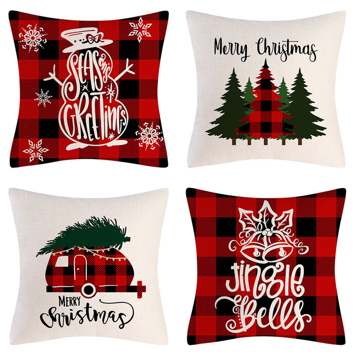 Wholesale Pillowcase Polyester Christmas Home Decor JDC-PW-Mengde001