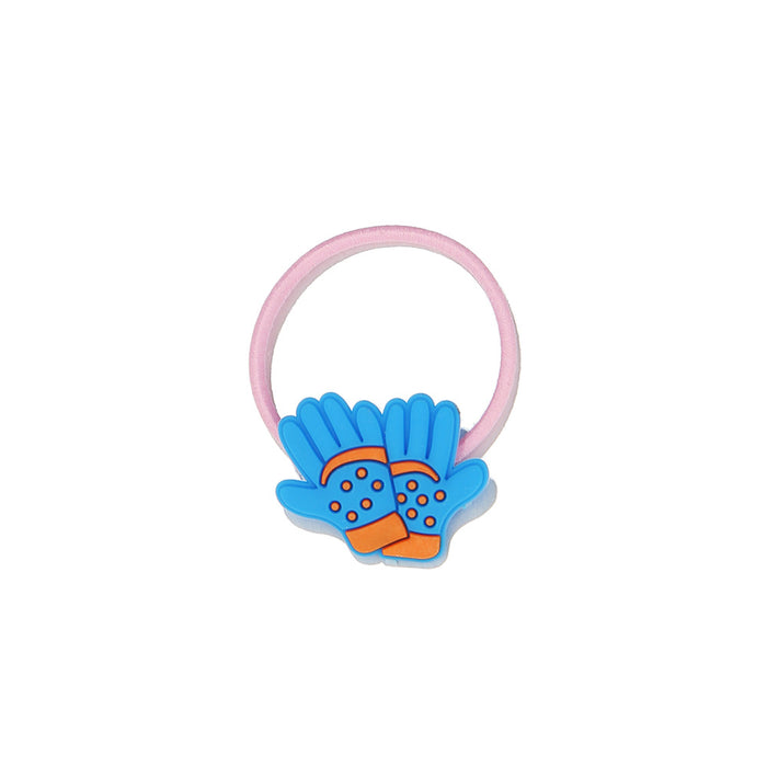 Wholesale Hair Scrunchies PVC Elastic Band Cute Cartoon World Cup 20pcs (M) JDC-HS-KShou002
