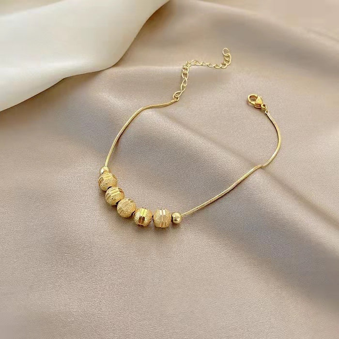 Wholesale Necklaces Five Blessings Transit Beads MOQ≥2 JDC-NE-ManShang001