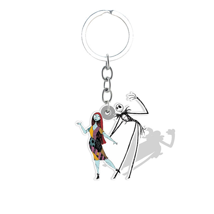 Wholesale Keychain Shrink Sheet Resin Iron Chain Anime Cartoon Cute MOQ≥2 (M) JDC-KC-WJiao001