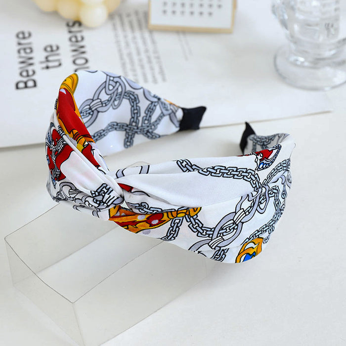 Wholesale fabric headband fashion print MOQ≥2 JDC-HD-MIs007
