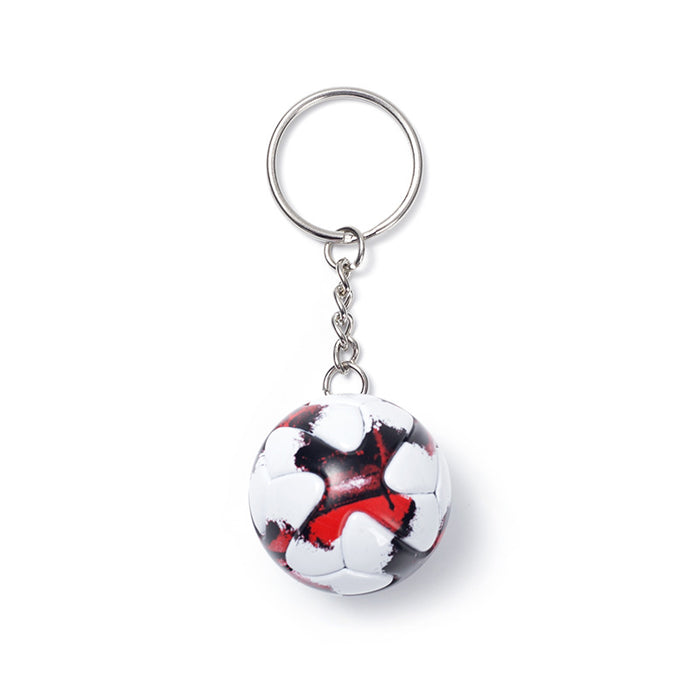 Wholesale mini football pendant keychain bag pendant MOQ≥2 JDC-KC-HLv005