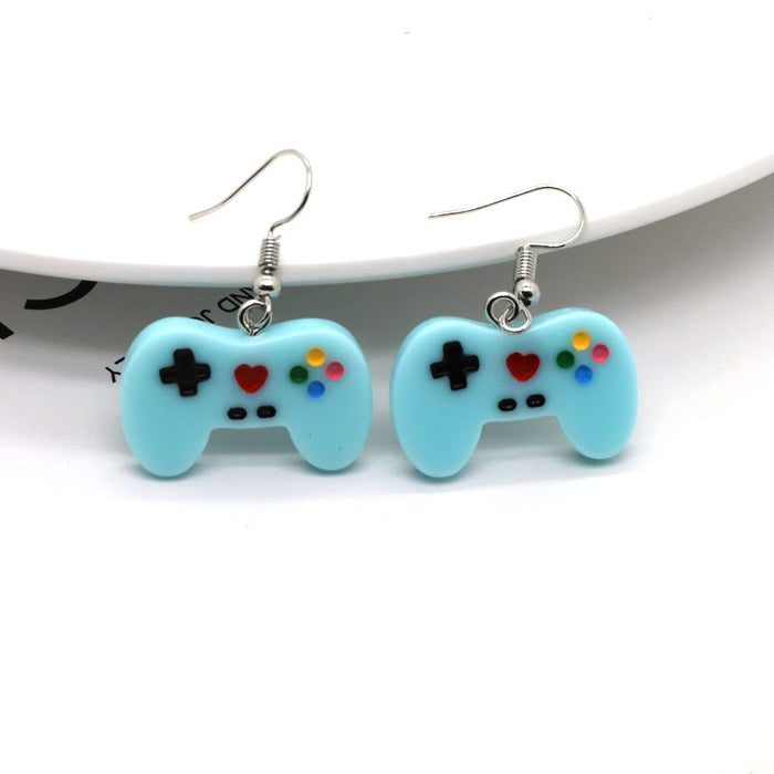 Boucles d'oreilles de la console de jeu de couleur de couleur mignonne en gros jdc-es-juej004