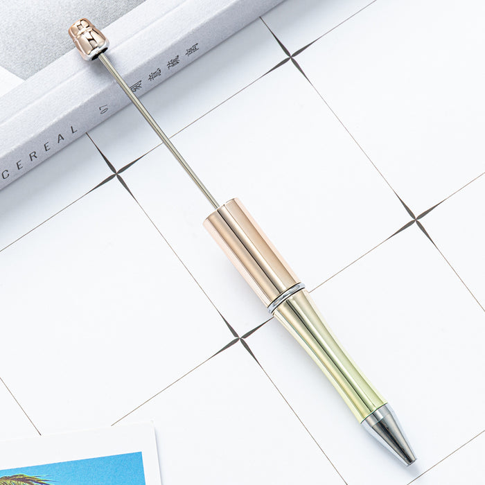Wholesale Ballpoint Pen Plastic String Pen Electroplating MOQ≥2 JDC-BP-huah077
