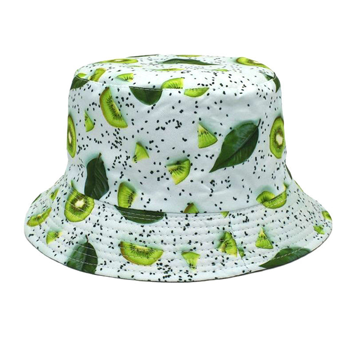 Hat de la tela de sombrero al por mayor Patrón de frutas de impresión Cubo MOQ≥2 JDC-FH-Shunma009