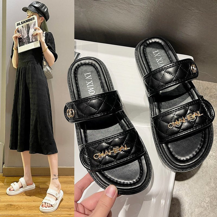 Wholesale casual thick-soled beach sandals JDC-SD-Qianh013