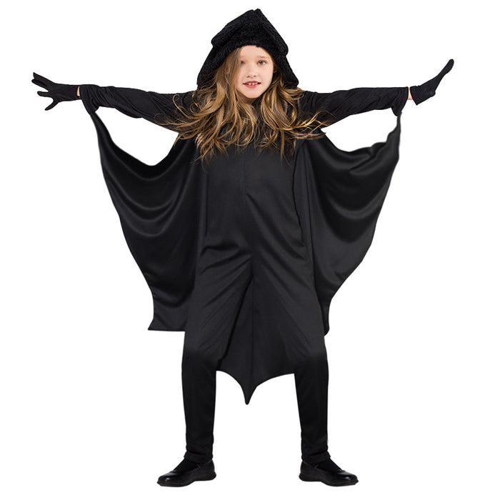 Wholesale Clothes Polyester Halloween Kids Cosplay Cloak Bat Cloak JDC-CTS-JiaMei002