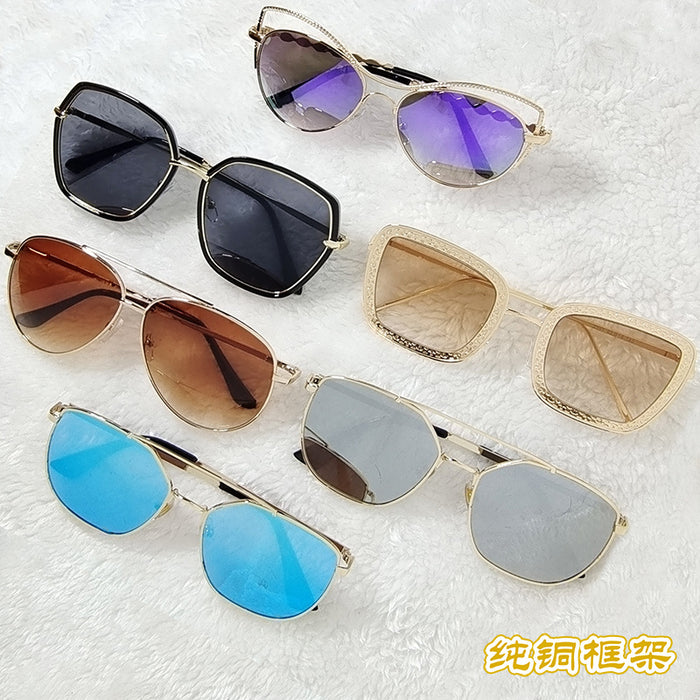 Wholesale 50pcs Random Resin Lens Sunglasses JDC-SG-LiangZ001