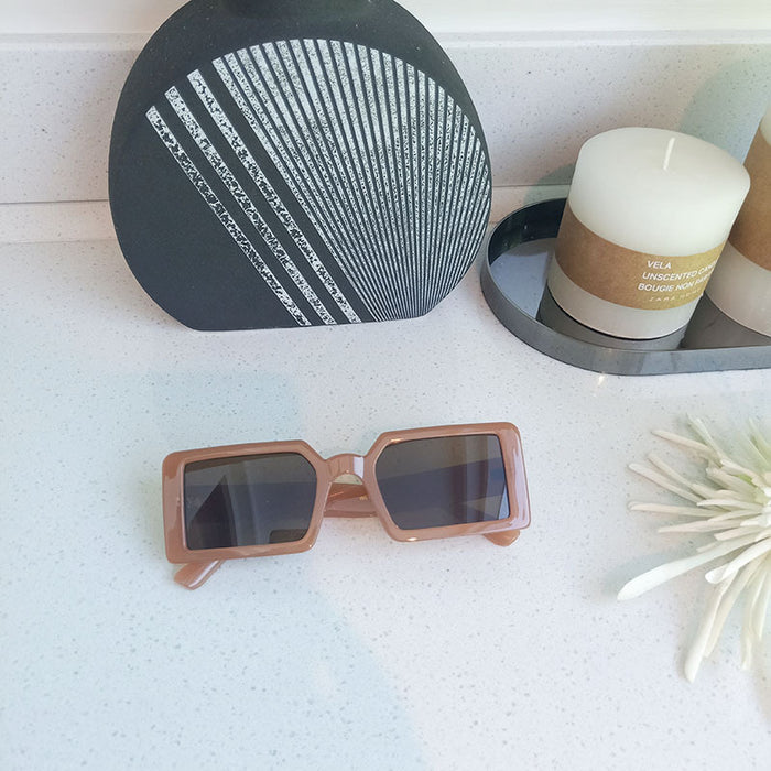 Wholesale Small Square Mirror Color Retro Sunglasses JDC-SG-JingM013