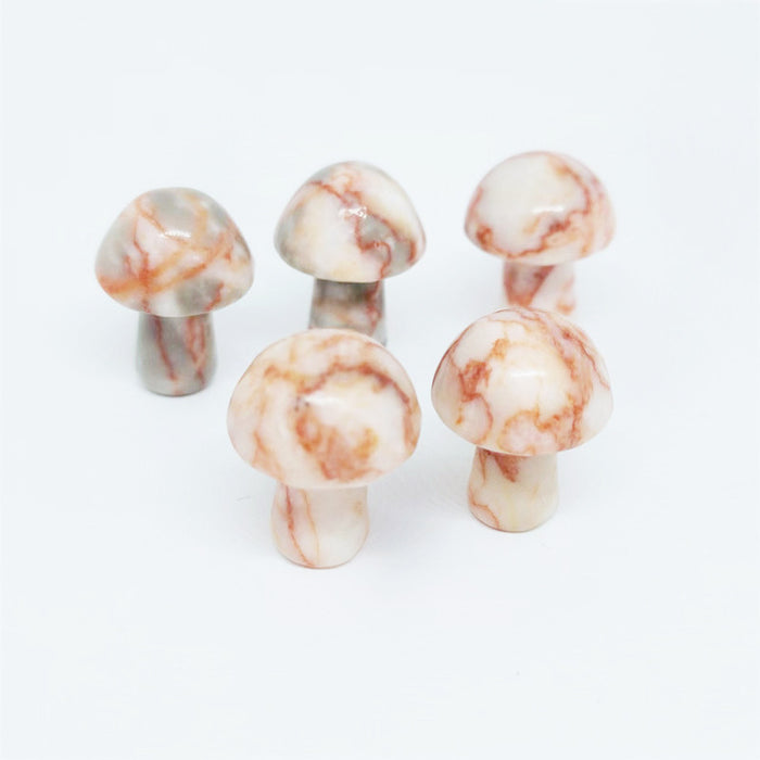 Colgante al por mayor Cristal natural Onyx Mushroom 2cm Mini JDC-Pt-Yinghai004