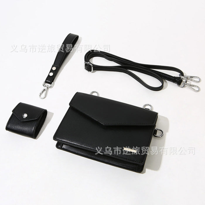 Wholesale Shoulder Bags PU Leather Men's Square Crossbody Detachable Small Headphone Bag JDC-SD-NiL003