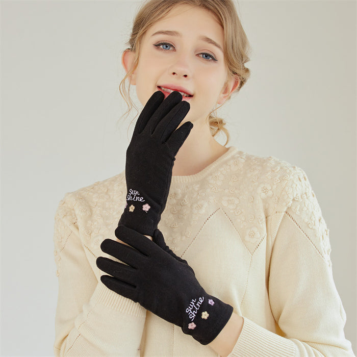 Wholesale Gloves De Velvet Outdoor Warm Touch Screen JDC-GS-MYuan004