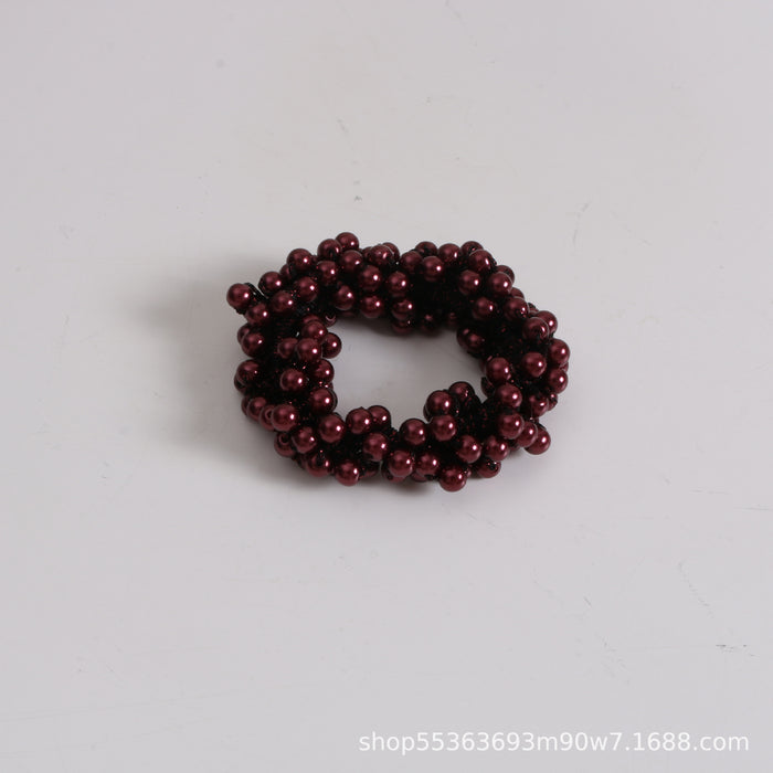 Wholesale Simple Braided Beaded Head Rope Hair Ring JDC-HS-TengH002