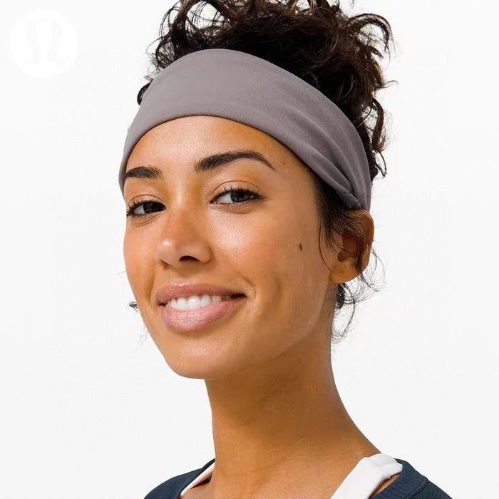 Wholesale Headband Fabric Women Sports Sweat Absorbing Double Sided Headband (F) JDC-HD-GTP001