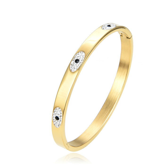 Bracelet en acier inoxydable diamant en gros du diamant MOQ ≥3 JDC-BT-Xingsd005