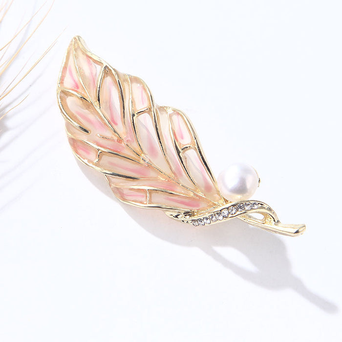 Wholesale Flamingo Butterfly Bee Natural Freshwater Pearl Brooch Gift box JDC-BC-LanH004