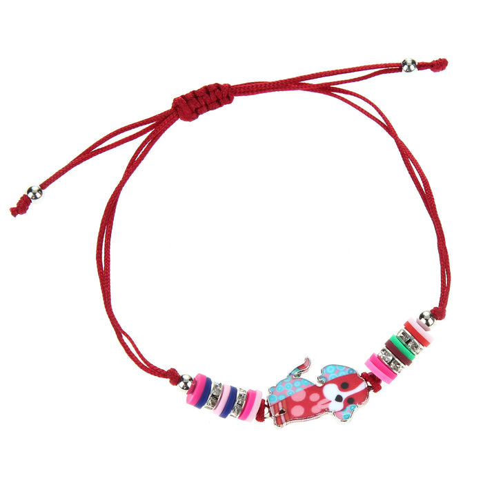 Bracelet pour enfants tressé en alliage en gros JDC-BT-ZHEQ028