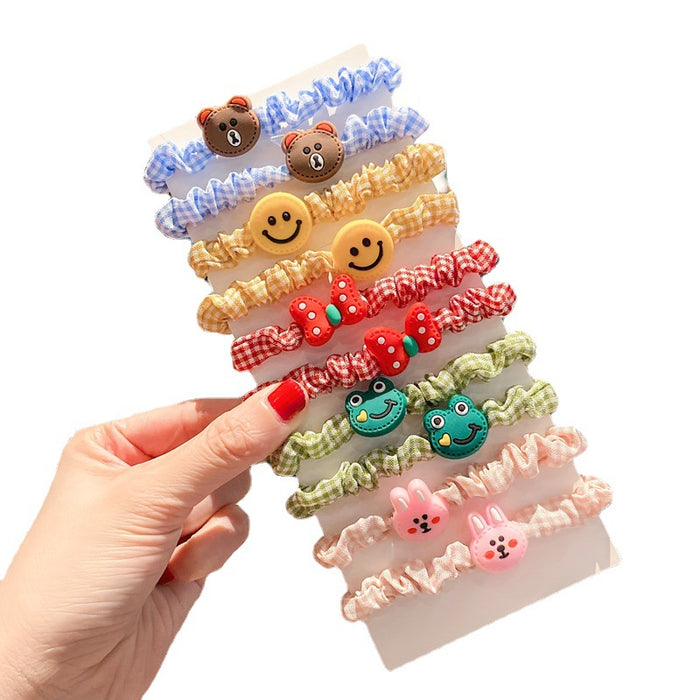 Wholesale cartoon hair band for girls without hurting hair rubber band JDC-HS-HuiDi007