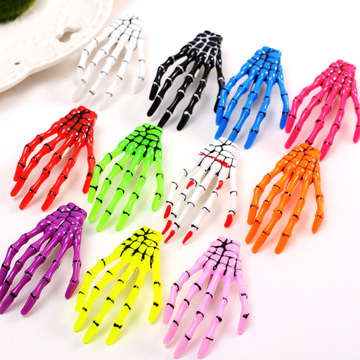 Jewelry WholesaleWholesale hand bone hairpin skull claw fluorescent hairpin crystal JDC-HC-WeiS001 Hair Clips 唯尚 %variant_option1% %variant_option2% %variant_option3%  Factory Price JoyasDeChina Joyas De China