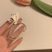 Jewelry WholesaleWholesale diamond-encrusted silver butterfly earhook JDC-ES-ChiH008 Earrings 池豪 %variant_option1% %variant_option2% %variant_option3%  Factory Price JoyasDeChina Joyas De China