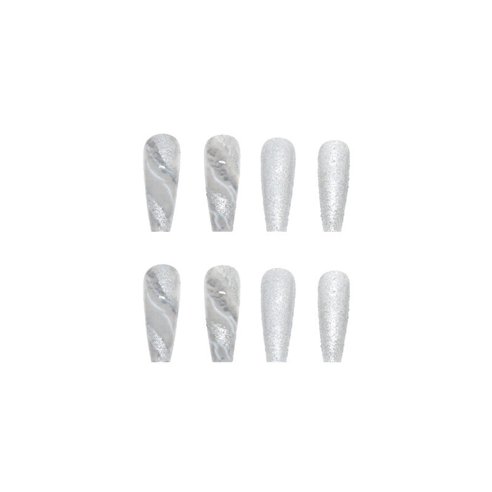 Patches de uñas al por mayor Resina Eco 24 piezas/caja Desmejable JDC-NS-QIH017