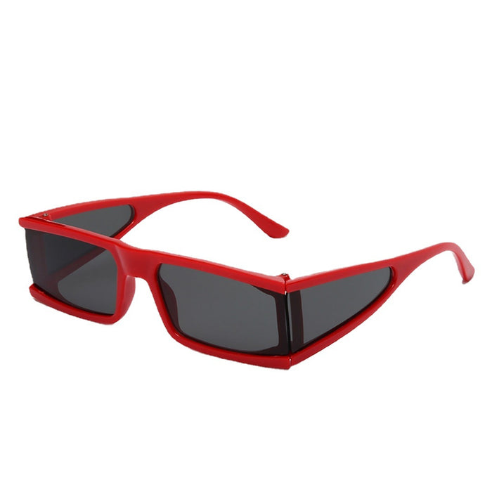 Wholesale Sunglasses PC Square Frame Side Band Frame JDC-SG-AoB005