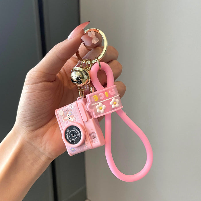 Wholesale Keychain Plastic Cute Camera Sound and Glow MOQ≥2 JDC-KC-GHui025