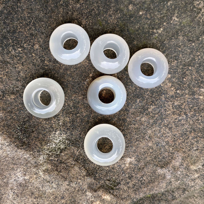 Wholesale charms natural stone 8×14mm hole 5mm MOQ≥2 JDC-CS-JingC001