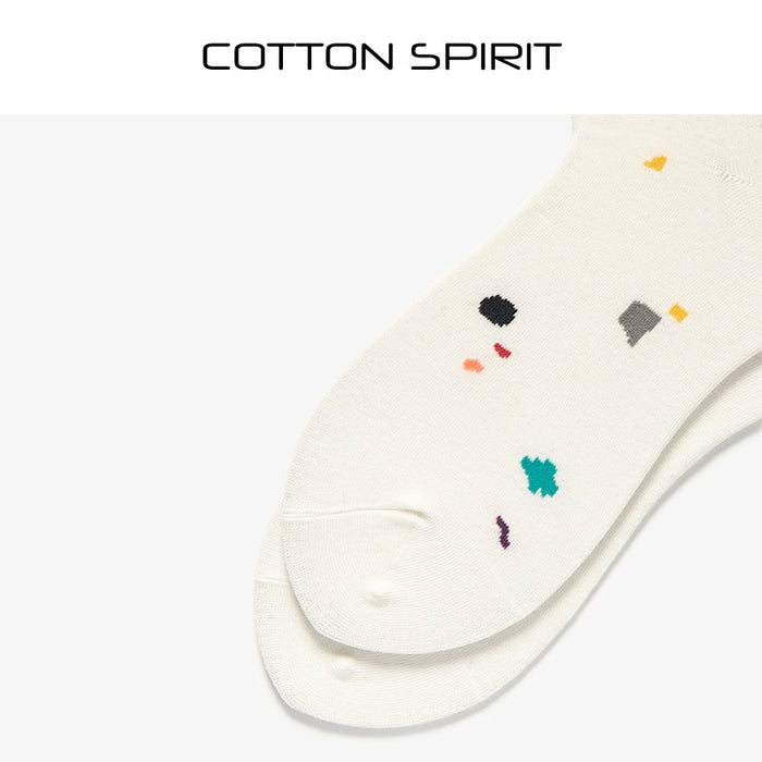 Wholesale Socks Cotton Irregular Color Dots JDC-SK-ZJGY001
