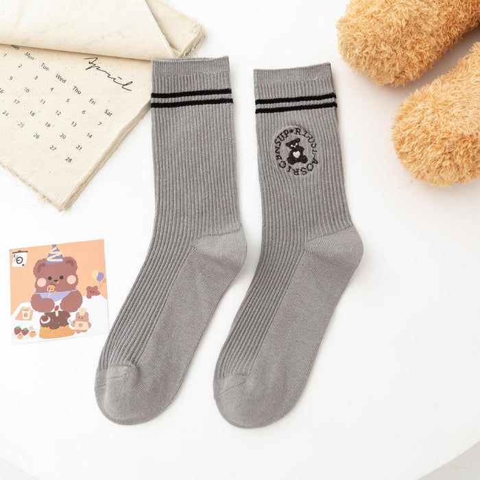 Wholesale Socks Cotton Cute Bear Socks JDC-SK-JTing008