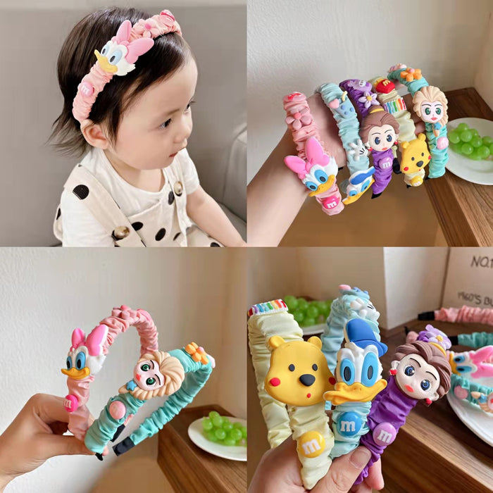 Wholesale headband cloth girl cartoon princess MOQ≥2 JDC-HD-WangFeng002