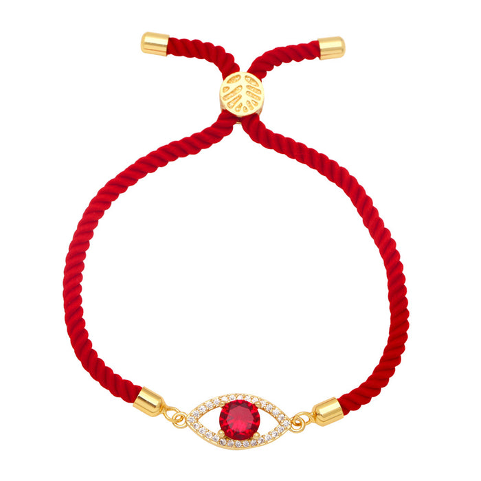 Bracelet coloré boho en gros pour femmes corde tissée à la main bricolage JDC-BT-AS137