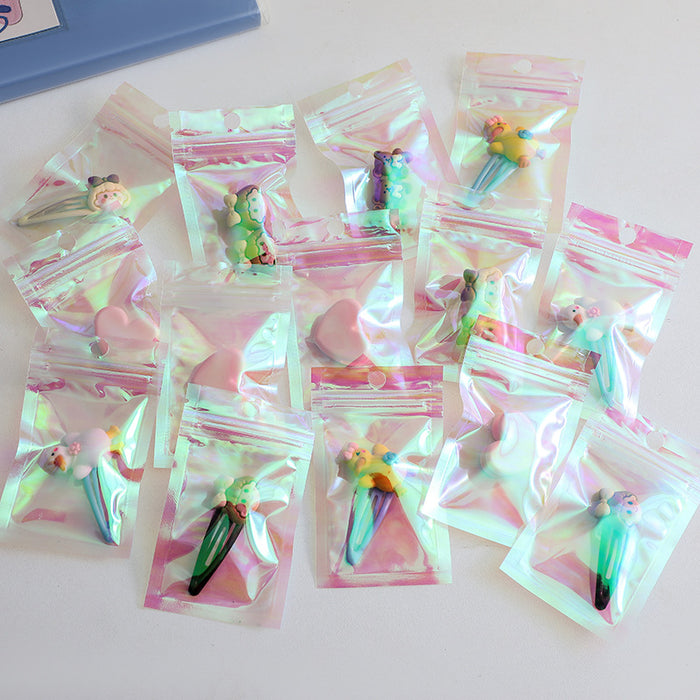Wholesale Colorful Laser Ziplock Bag Plastic Packaging Bag JDC-JP-GuangShun003