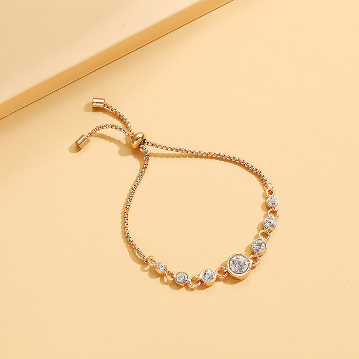 Wholesale metal dripping oil diamond butterfly bracelet design is small MOQ≥2 JDC-BT-JuYao002