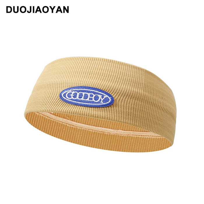 Wholesale Headband Knit Solid Stretch Sports Sweat MOQ≥3 JDC-HD-Jiaoy019