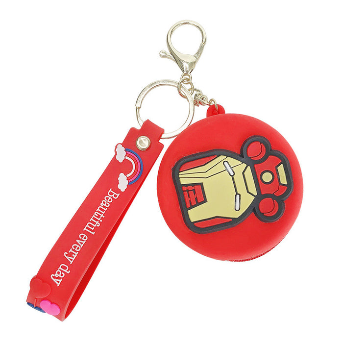 Wholesale cartoon Q version portable coin purse keychain pendant JDC-KC-MeiZ022