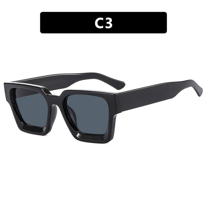 Wholesale Sunglasses PC Large Frame Square UV Protection JDC-SG-PLS103