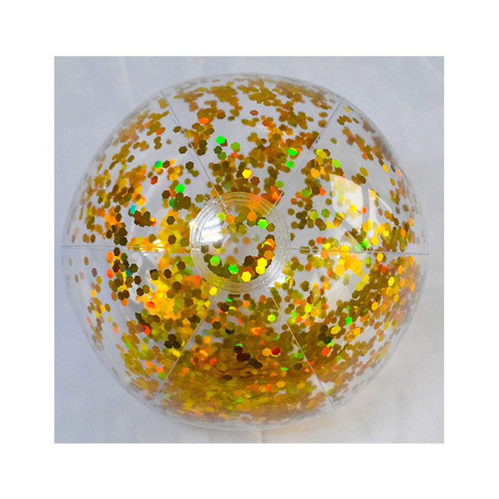 Wholesale PVC Sequin Beach Ball Sequin Inflatable Ball Playing Water Toys JDC-FT- myang002
