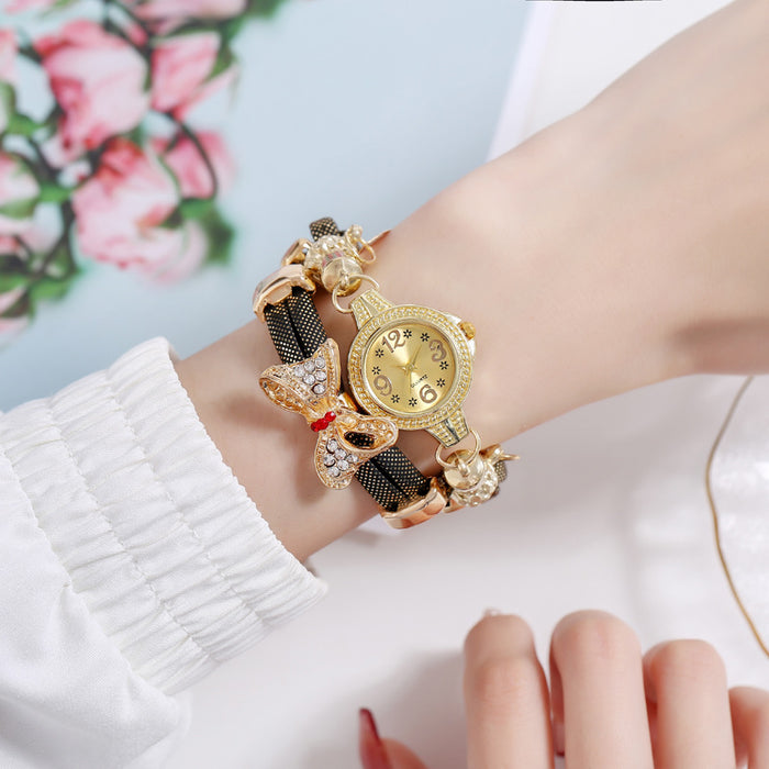 Wholesale Ladies Alloy Quartz Bracelet Watch JDC-WH-MiQ001
