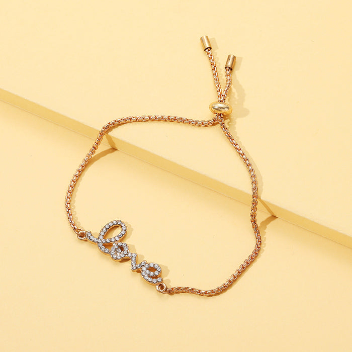 Wholesale Devil Eyes Palm Bracelet Geometric LOVE Letters Heart Jewelry MOQ≥2 JDC-BT-JuYao007
